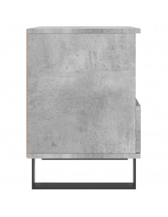 Comodino Grigio Cemento 40x35x50 cm in Legno Multistrato 2
