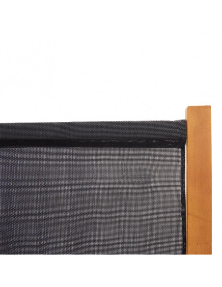 Paravento a 6 Pannelli Nero 420x180 cm