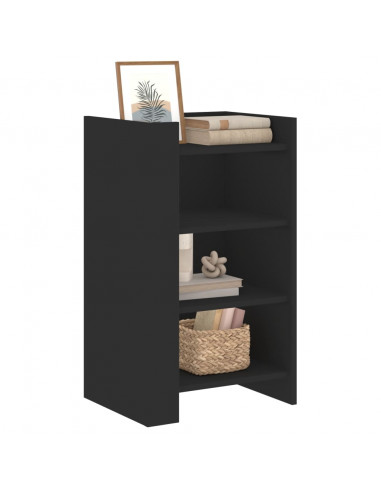Credenza Nera 45x35x75 cm in Legno Multistrato