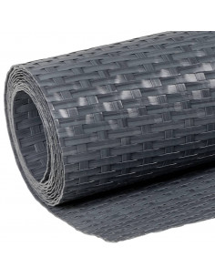 Paravento da Balcone Antracite 1000x100 cm in Polyrattan