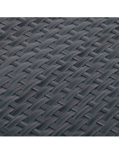 Paravento da Balcone Antracite 300x100 cm in Polyrattan