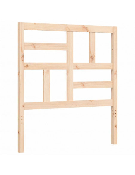 Giroletto con Testiera 100x200 cm in Legno Massello