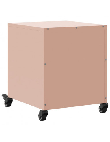 Comodini 2 pz Rosa 36x39x43,5 cm in Acciaio