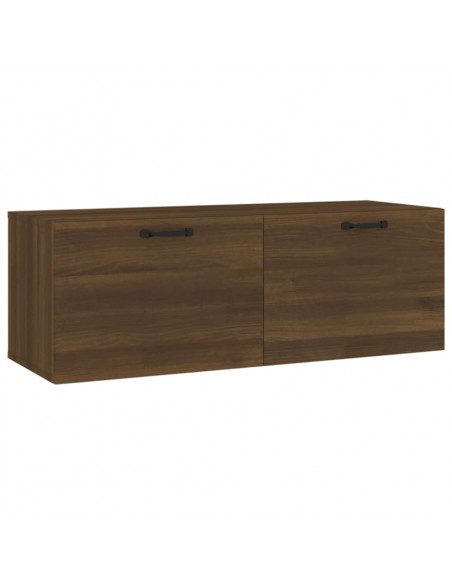 Mobile Pensile Rovere Marrone 100x36,5x35 cm Legno Multistrato