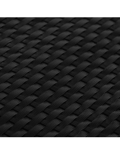 Paravento da Balcone Nero 1000x90 cm in Polyrattan