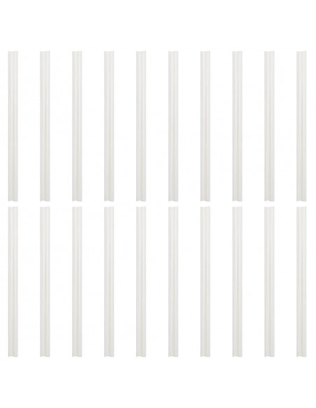 Paravento da Giardino Aspetto in Marmo Grigio 35x0,19 cm in PVC