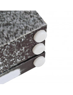 Paravento Pieghevole 120x170 cm Stampa Bus Londra Bianco e Nero