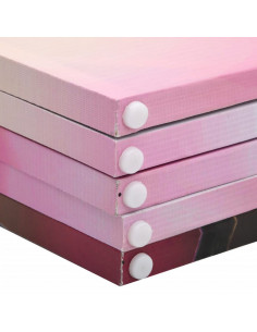 Paravento Pieghevole 200x170 cm con Stampa Fiore