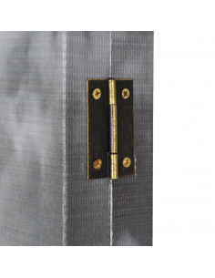 Paravento Pieghevole 200x170 cm Stampa Bus Londra Bianco e Nero