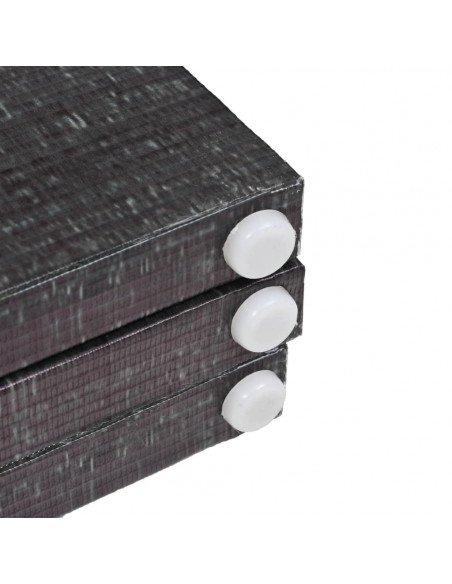 Paravento Pieghevole 200x170 cm Stampa Piume Bianco e Nero
