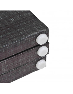 Paravento Pieghevole 228x170 cm Stampa Piume Bianco e Nero