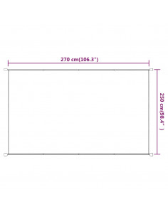 Paravento Verticale Blu 250x270 cm in Tessuto Oxford