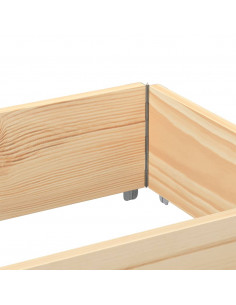 Paretale per Pallet 150x50 cm in Legno Massello di Pino