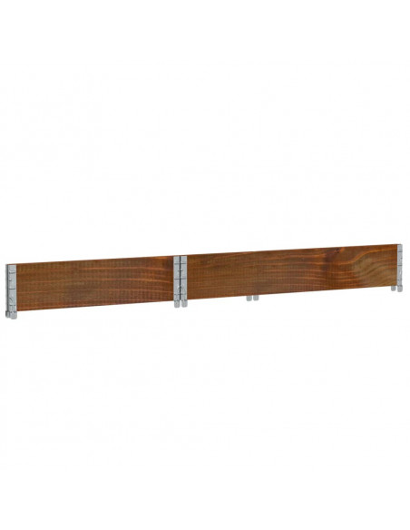 Paretale per Pallet Marrone 120x80cm in Legno Massello di Pino