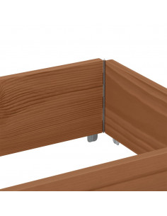 Paretale per Pallet Marrone 150x50cm in Legno Massello di Pino