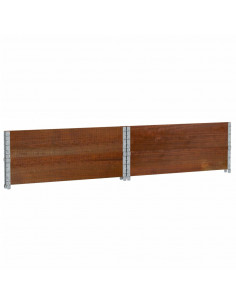 Paretali per Pallet 2pz Marroni 100x100cm Legno Massello Pino