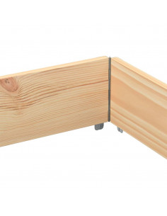 Paretali per Pallet 3 pz 150x100 cm in Legno Massello di Pino