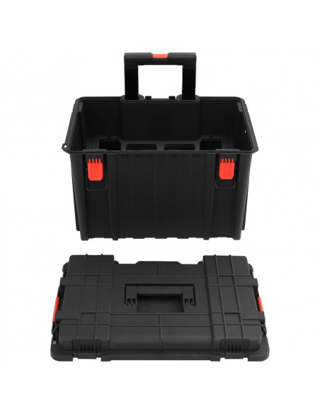 Valigetta da Volo Portatile Nera 56,5x45,5x48 cm in PP