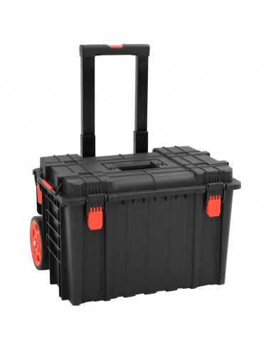 Valigetta da Volo Portatile Nera 56,5x45,5x48 cm in PP