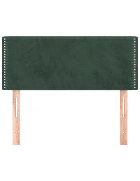 Testiera Verde scuro 90x5x78/88 cm in Velluto