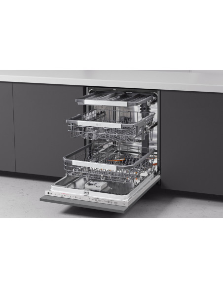 LG QuadWash DB475TXS Lavastoviglie a scomparsa totale Classe A 14 coperti Vapore Wi-Fi