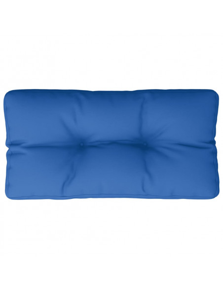 Cuscino per Pallet Blu Reale 70x40x12 cm in Tessuto