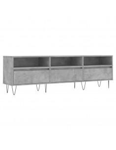 Mobile TV Grigio Cemento 150x30x44,5 cm Legno Multistrato 2