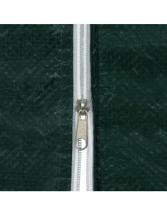 Parete per Tendostruttura in PE 2 pz con Zip Verde