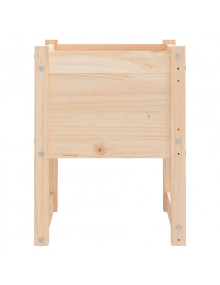 Fioriere 2 pz 40x40x52,5 cm in Legno Massello di Pino