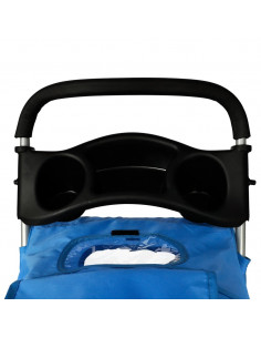 Passeggino per Cani Blu