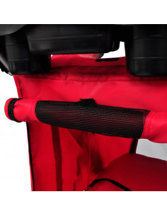 Passeggino per Cani Rosso