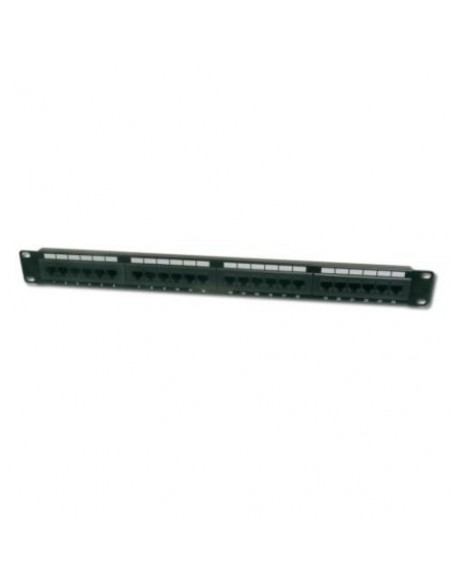 PATCH PANEL 19'' DIGITUS NON SCHERMATO UTP 24 PORTE 8 POLI RJ45 PER RETI CATEGORIA 6 - 1 UNITA'