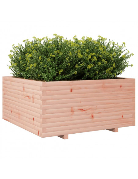 Fioriera da Giardino 100x100x49,5 cm Legno Massello di Douglas
