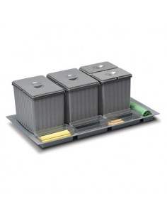 Pattumiera incasso Gollinucci SISTEMA 900 902 Grigio