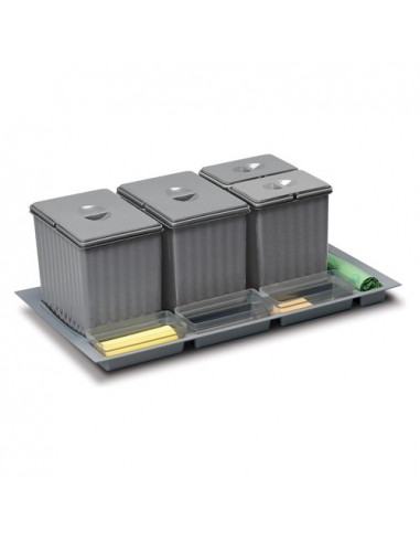 Pattumiera incasso Gollinucci SISTEMA 900 902 Grigio