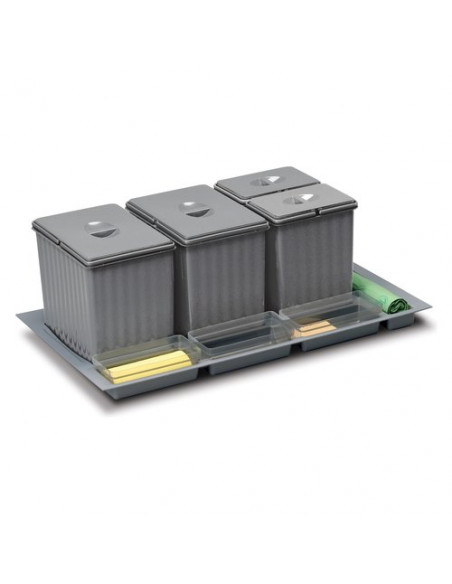 Pattumiera incasso Gollinucci SISTEMA 900 902 Grigio