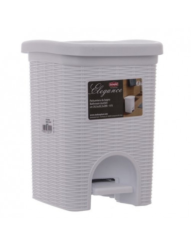 Pattumiera Stefanplast 30100 ELEGANCE Bianco