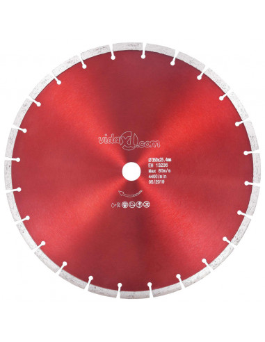 Disco da Taglio Diamantato in Acciaio 350 mm