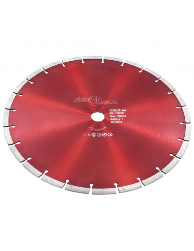 Disco da Taglio Diamantato in Acciaio 350 mm