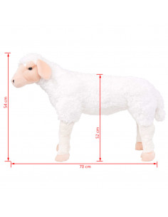 Pecora in Peluche in Piedi Bianca XXL