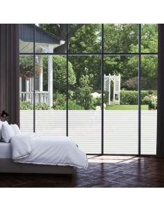 Pellicola per Finestra Design Smerigliato Strisce 0,9x20 m PVC