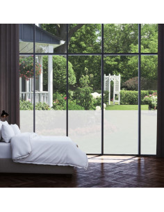 Pellicola Finestra Sabbiata Adesiva Bianco Latte 0,9x10 m