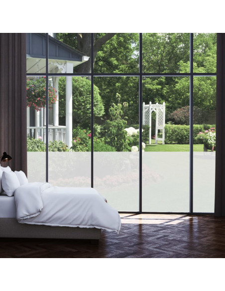 Pellicola Finestra Sabbiata Adesiva Bianco Latte 0,9x10 m