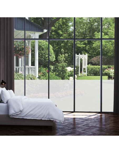 Pellicola Finestra Sabbiata Adesiva Bianco Latte 0,9x5m
