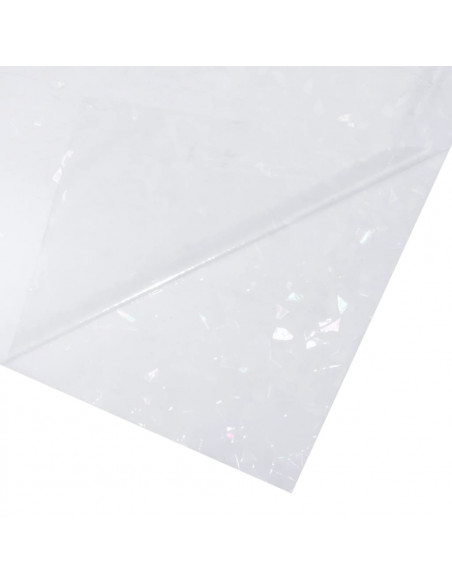 Pellicola Finestra Smerigliata Motivo Arcobaleno 3D 45x2000 PVC