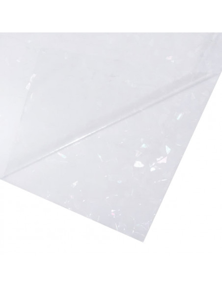 Pellicola Finestra Smerigliata Motivo Arcobaleno 3D 90x2000 PVC