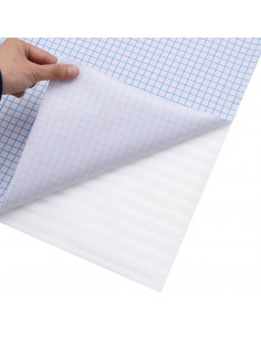 Pellicola per Finestra Design Smerigliato Strisce 45x500 cm PVC
