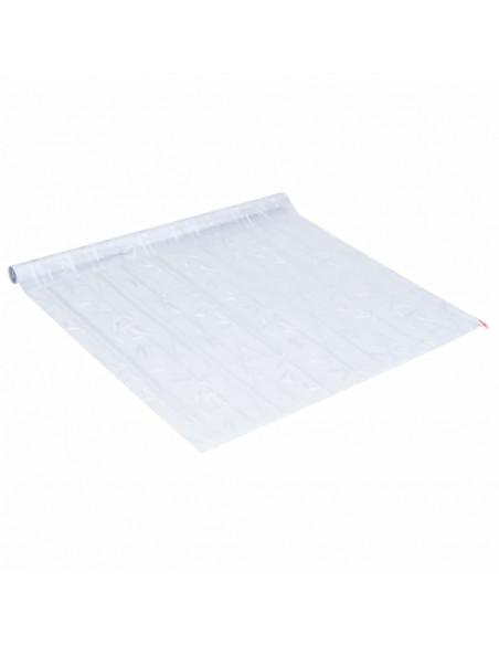 Pellicola per Finestra Smerigliata Motivo Bambù 90x500 cm PVC