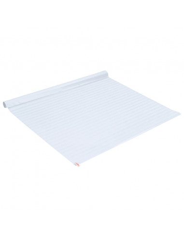 Pellicola per Finestra Smerigliata Motivo a Righe 90x500 cm PVC