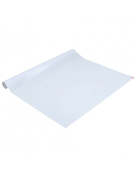 Pellicola Statica Smerigliata Bianco Trasparente 45x2000 cm PVC